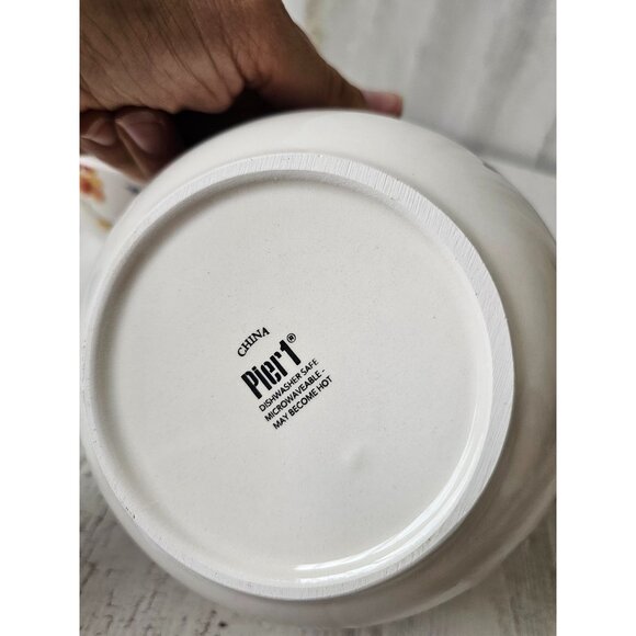 Pier 1 flower bowl cereal spring set - Picture 11 of 11